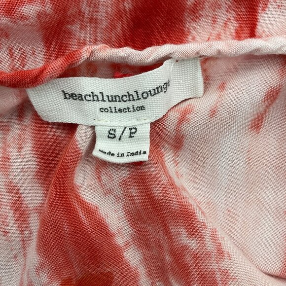 Beach Lunch Lounge Sleeveless Tassel Tie Embellished Tie Dye Top Small - Picture 4 of 6